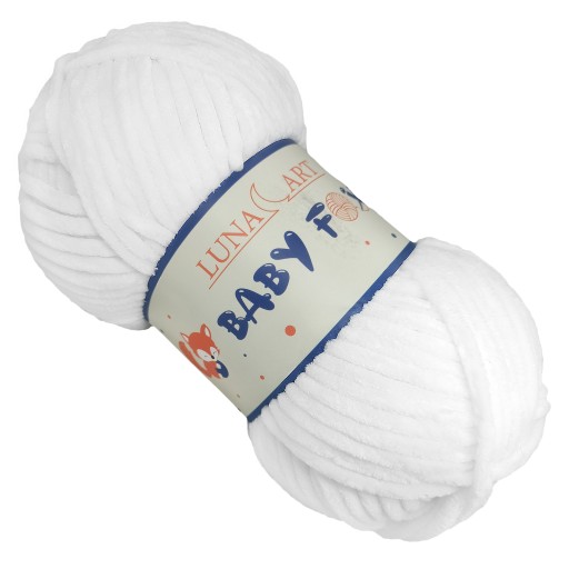 Polyesterová priadza Baby Fox - Luna Art - 1, 100 g, 120 m