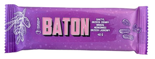 KruKam Sacharidová tyčinka Datlová tyčinka s orieškami mix 40g