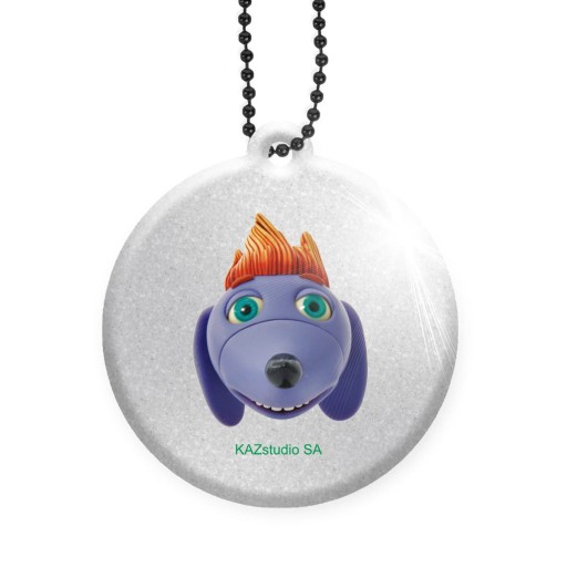 Strieborný reflexný prívesok Trefliki PolarFox CE