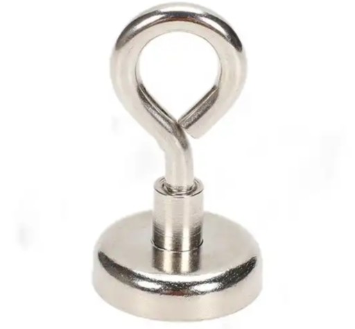 MAGNETICKÝ DRŽIAK SILNÝ NEODYMIOVÝ MAGNET S UCHOM Ø10 mm 1kg