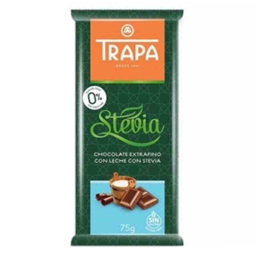 Mliečna čokoláda so stéviou, bez pridaného cukru, 75g
