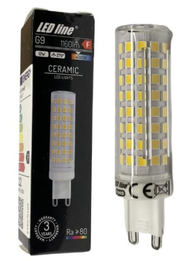 G9 LED žiarovka 12W CERAMIC Daylight 4000K 1160lm