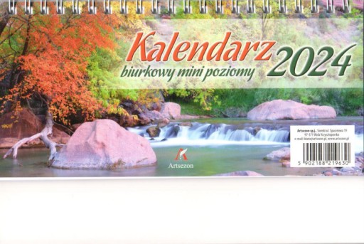 Stolný mini kalendár 19,6x9,4 cm 2024