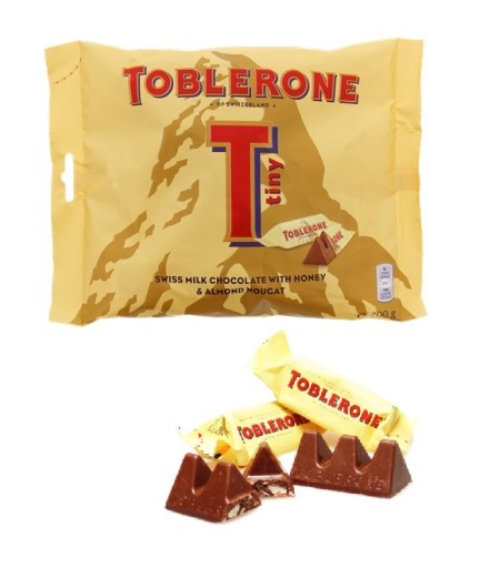 Toblerone mliečne tyčinky 200 g
