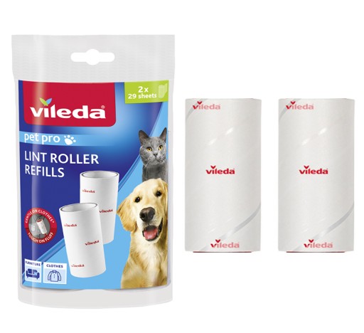 VLOŽKY NA VLÚČKOVÚ SRSŤ A SRSŤ PSOV A MAČIČIEK 2x29 LIST VILEDA PET PRO