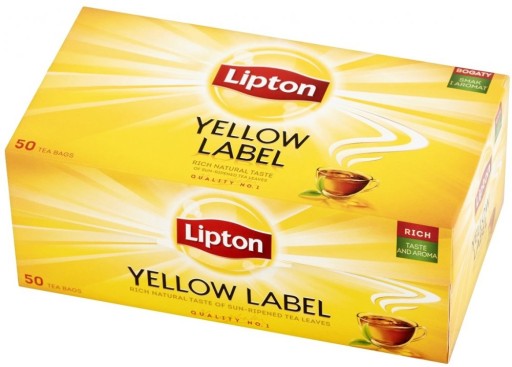 Čajové vrecká Lipton Yellow Label 50 ks
