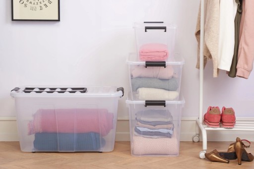 KONTAJNER 8 l NA HRAČKY PLASTOVÉ BLOKOVANIE S OBALOM HOME BOX