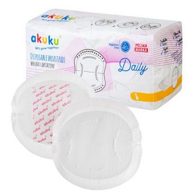 AKUKU ABSORBNÉ LAKTAČNÉ VLOŽKY 60 ks MEGAPAKA