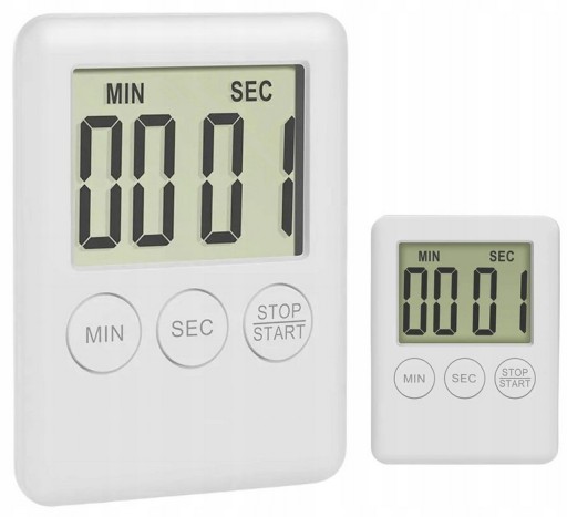 KUCHYŇSKÝ ČASOVAČ S MAGNETOVÝMI STOPKAMI LCD ČASOVAČOM