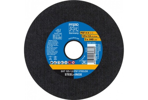 PFERD oceľový rezací kotúč na kov 125x1 INOX 1x