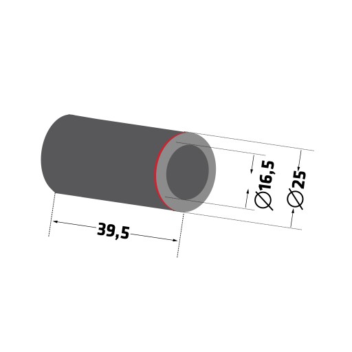 M16/25 ZZZ-24 redukčná objímka pre cepovú kosačku