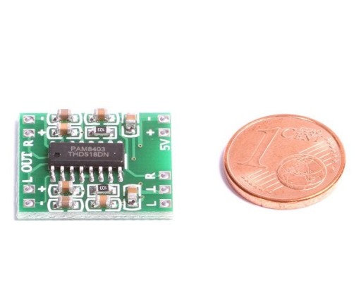 Modul audio zosilňovača PAM8403 2x3W