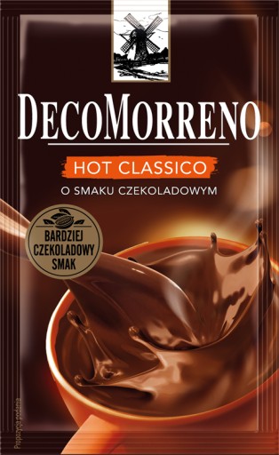 Klasická čokoláda na pitie DecoMorreno Hot Classico v 25g vrecúšku