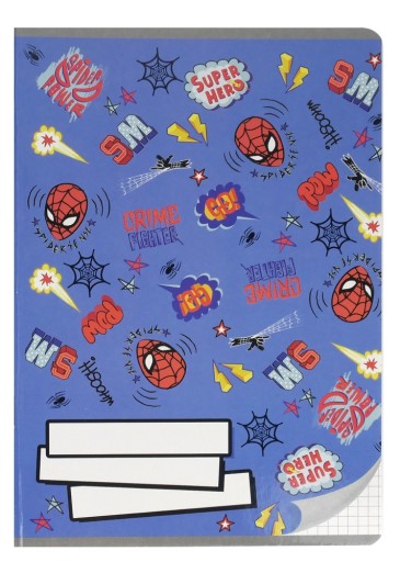 NOTEBOOK A5 16 STR. GRID SPIDER MAN
