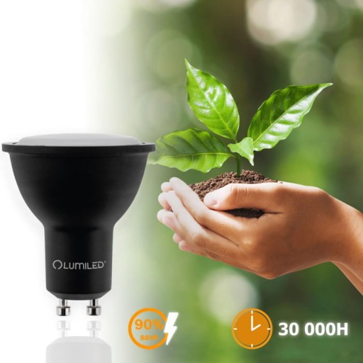 LED žiarovka Ekonomická Odolná GU10 6W 230V 120° 4000K Neutrálna biela