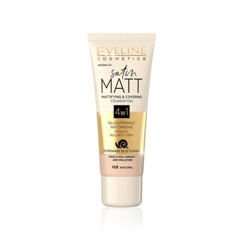 Eveline Satin Matt Foundation 4v1 103