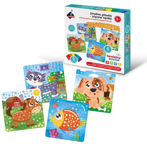 PENOVÁ PRÍRUČKA BRILLIANT KID DEXTER HAND ANIMALS