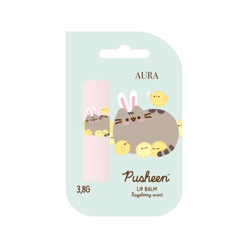 PUSHEEN Ochranný rúž - malinový