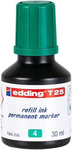 EDDING T25 značkovací atrament 30 ml zelený