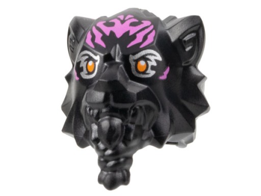 Lego New Head Black Head Ninjago njo862 Lord of Ras 4055pb01