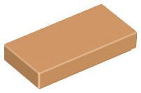 LEGO TILE 3069b TILE 1x2 nugátové stredné NOVINKA (1g)