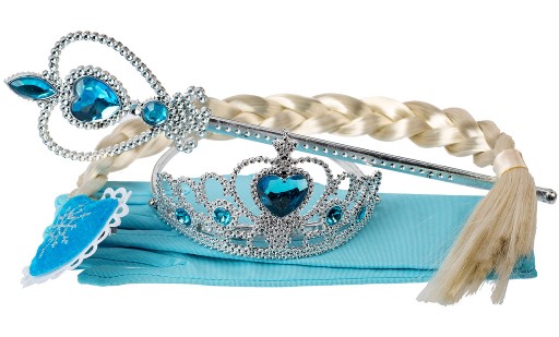 Set ELSA'S BRIT CROWN WAND TIARA GLOVES