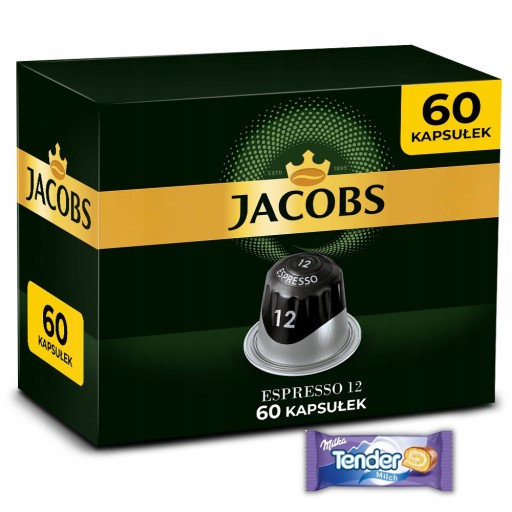Jacobs Espresso Ristretto 12 mletej kávy 10 kapsúl 52 g
