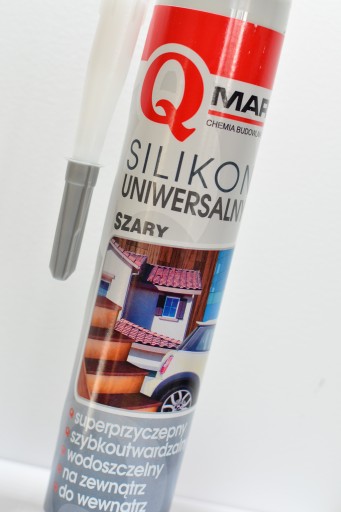 Qmar silikón UNIVERSAL GREY 300ml
