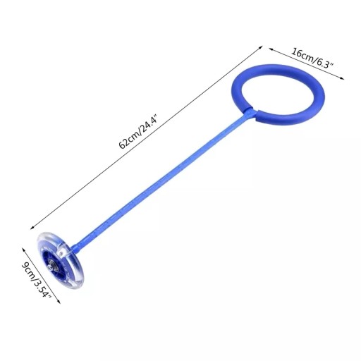 Hula hoop švihadlo na nohu, RÔZNE FARBY, pre deti DETI, LED, OSVETLENIE