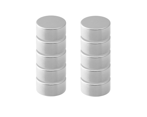 Neodymový cylindrický magnet MW 10x5, sada 10 kusov