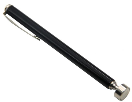 Teleskopický drapák s magnetickým magnetom
