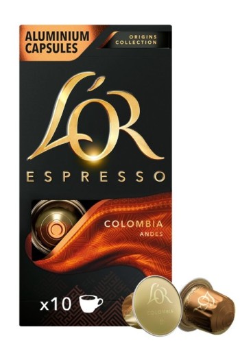 Kapsuly Nespresso L'OR Espresso Colombia 10 ks.