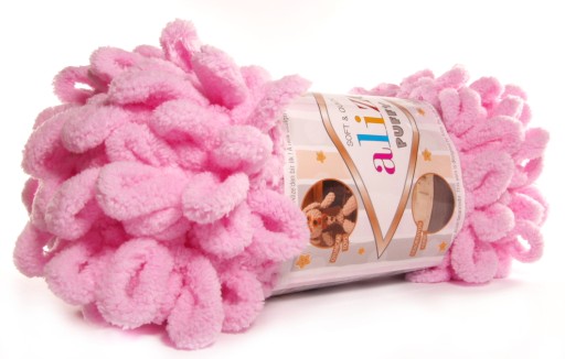 PRIADZA ALIZE PUFFY - ČÍSLO 185 RUŽOVÁ
