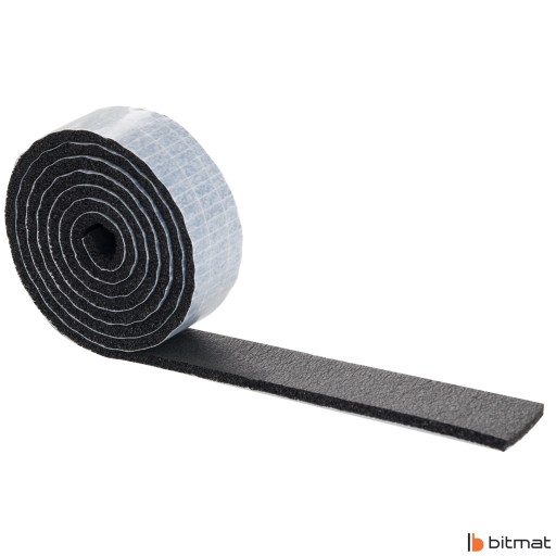Tesnenie 3mm Tesniaca páska Samolepiaca gumová izolácia 3mm x 2cm x 1m