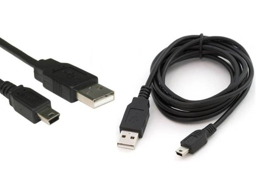 1m USB KÁBEL - mini USB - GPS navigácia fotoaparátu MP4