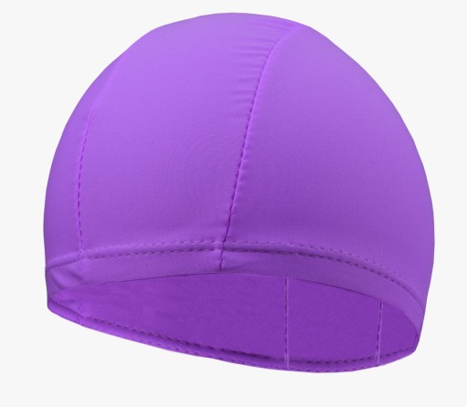 Polyesterová plavecká čiapka do bazénov pre dospelých, fialová