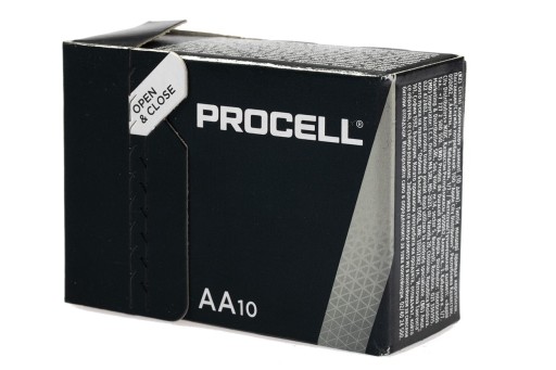 10x ALKALICKÉ BATÉRIE DURACELL PROCELL AA LR6