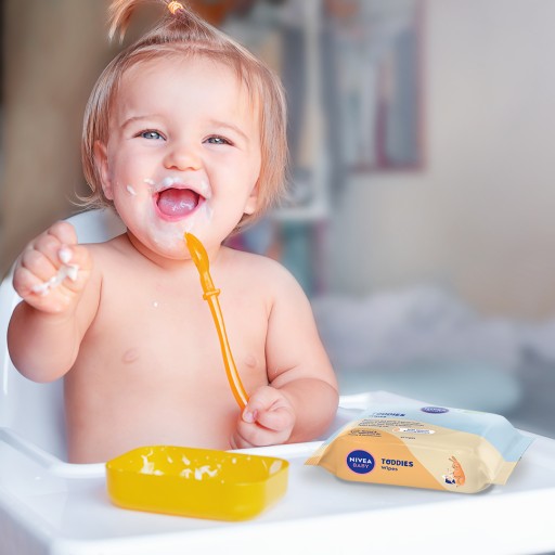 NIVEA BABY TODDIES Vlhčené obrúsky pre deti - jemné 57 ks.
