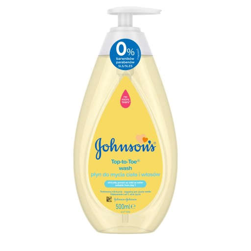 JOHNSONS BABY UMÝVANIE TELA A VLASOV 500ML