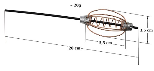 BAIT SPRING na tube, VODOVÝ MELÓN FEEDER, 20g/20cm