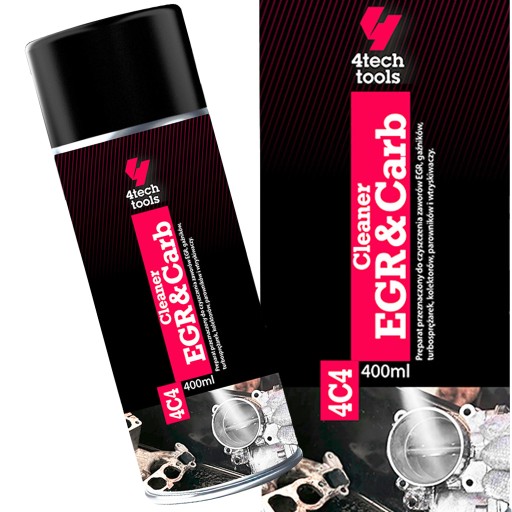 4tech EGR&Carb Cleaner Carburetor Čistiaci sprej na EGR s uhlíkovými usadeninami 400 ml