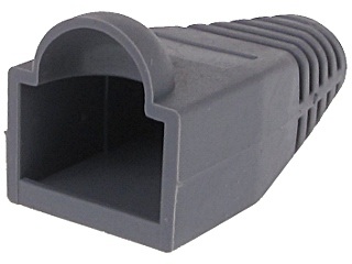 Kryt pre zástrčky RJ45 (sivý)