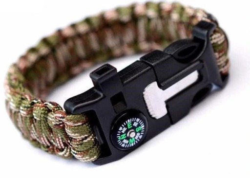 PARACORD 5 V 1 ZÁCHRANNÝ NÁRAMOK PREŽITIA