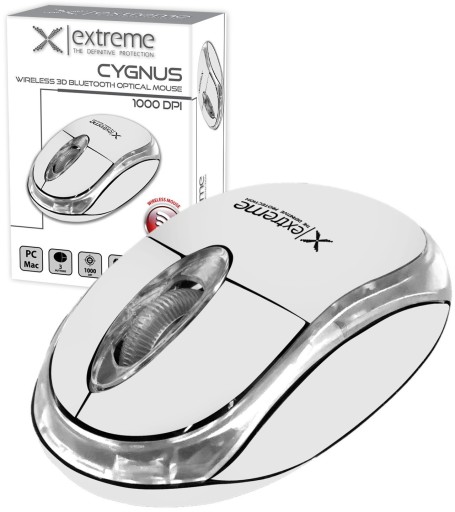 ESPERANZA 3D Bluetooth myš Cygnus biela