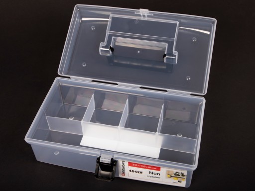 ORGANIZÁTOR NÁRADIA BOX KONTAJNER UNIVERZÁLNA RUKOJEŤ na viazač 245MM