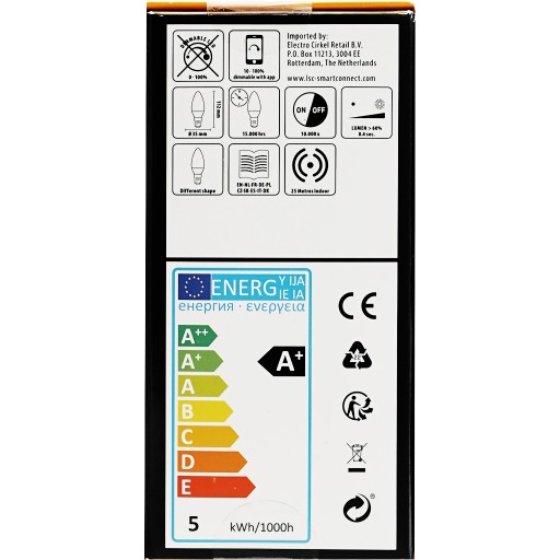 E14 470 lumenová LED žiarovka Smart Connect