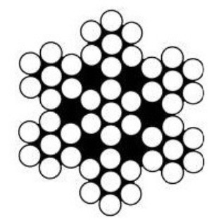 Lano Nerezové lanko 3mm 7x7 AISI316 1m