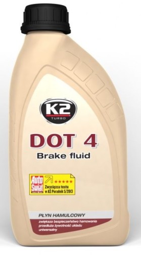 BRZDOVÁ KVAPALINA K2 DOT4 0,5L T104