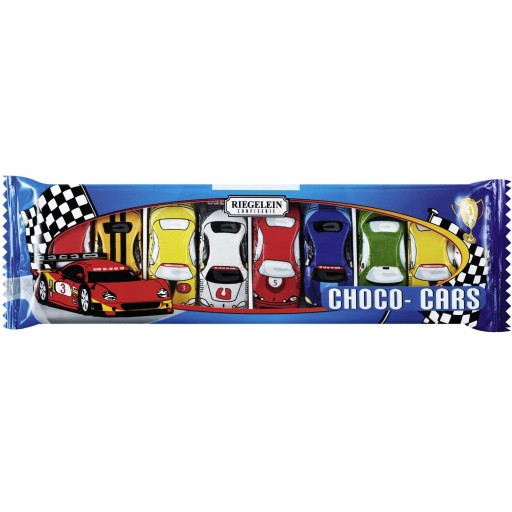 Riegelein Chocolate Cars Cars 88g DE figúrka auta ku dňu detí