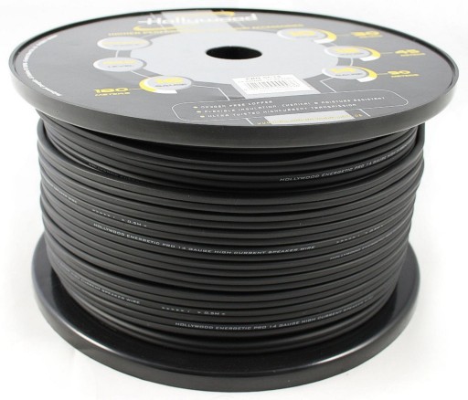 DRÔTOVÝ HQ REPRODUKTOROVÝ KÁBEL 2x2mm2 ČISTÁ MEĎ OFC - Hollywood PRO SC-14